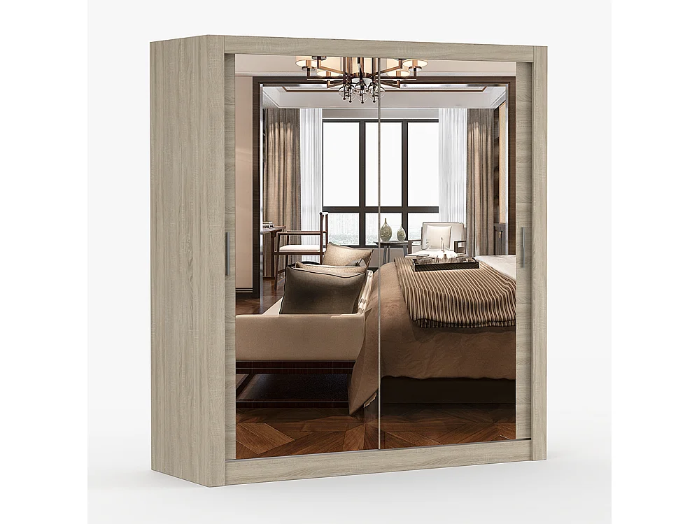 Armoire à portes coulissantes MILAN 180 cm