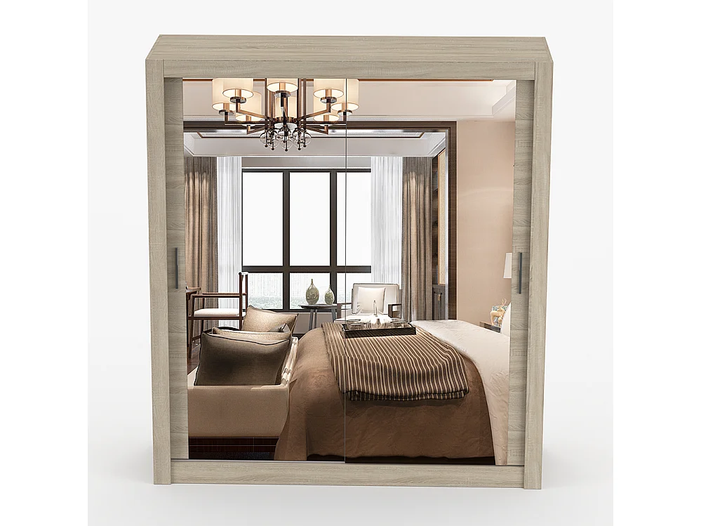 Armoire à portes coulissantes MILAN 180 cm