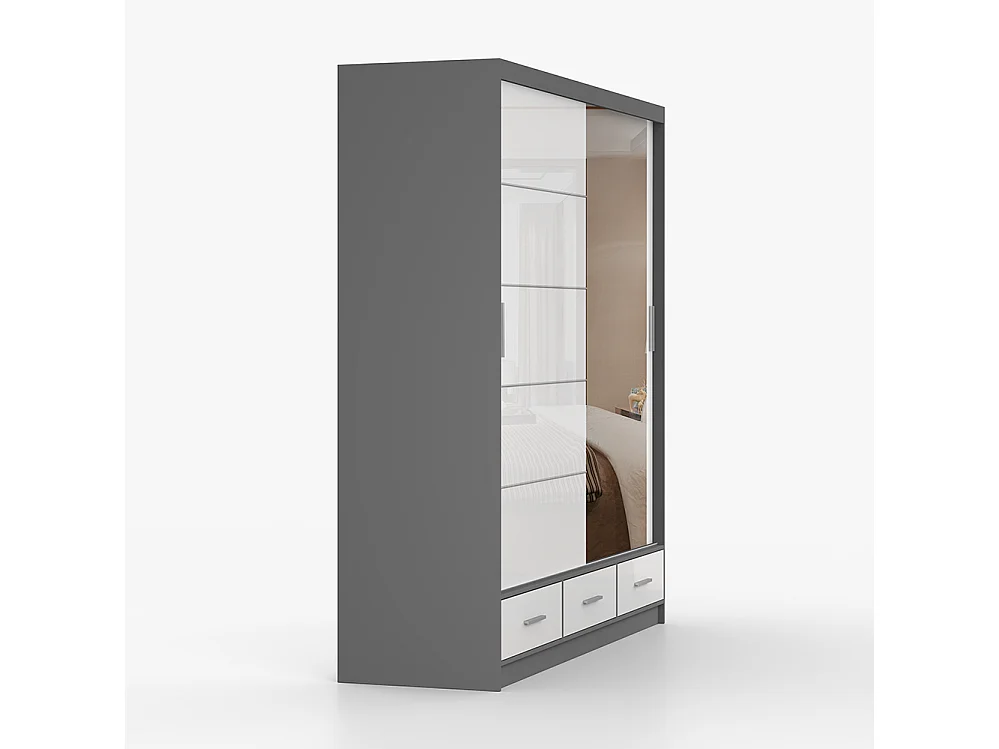 Armoire à portes coulissantes FLORENCE S 203 cm
