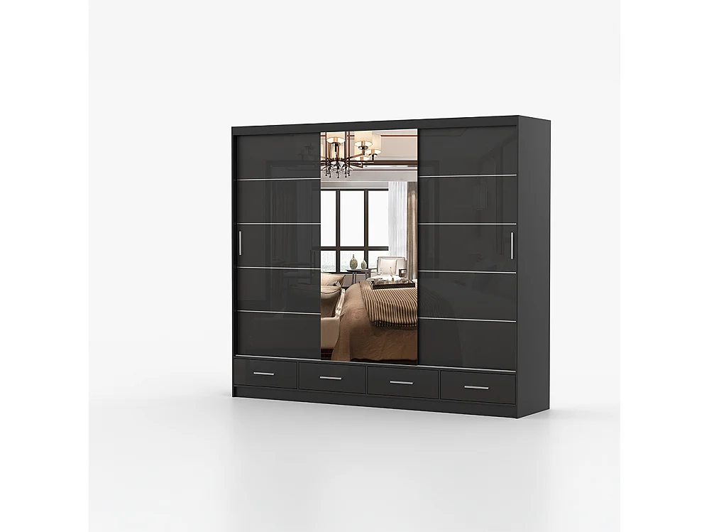 Schwebetürenschrank FLORENCE S 250 cm