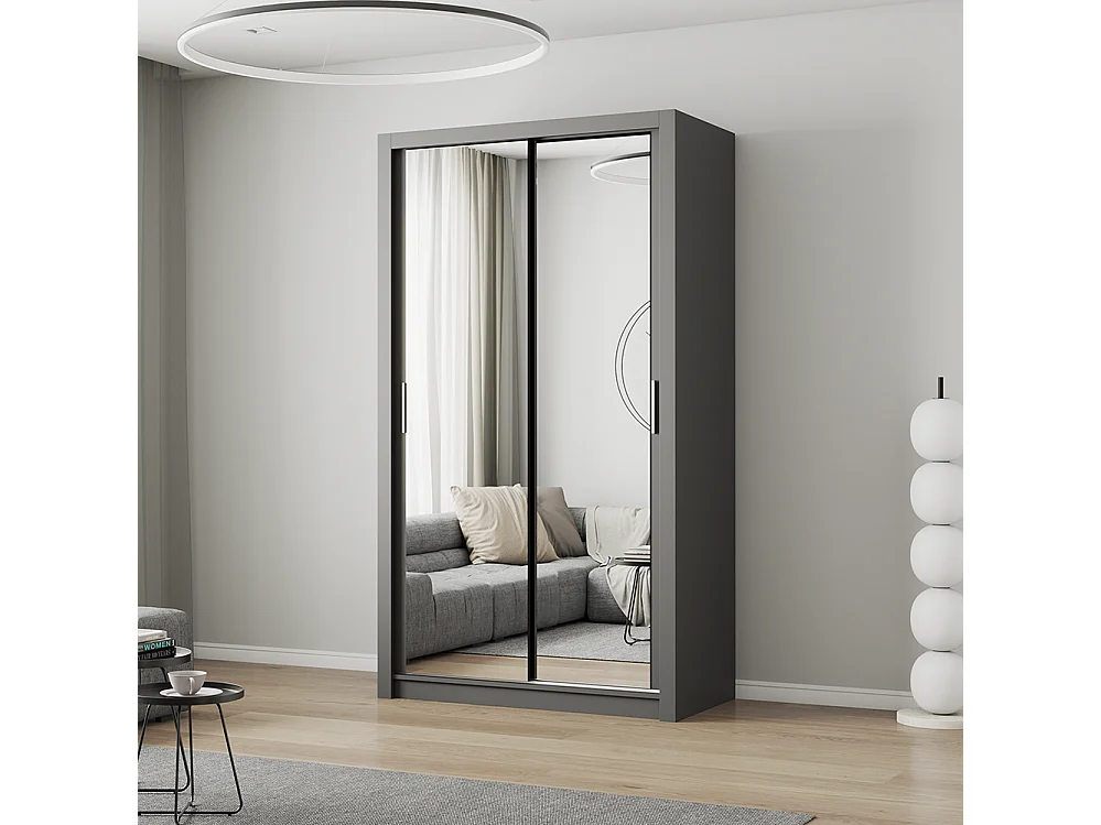 Armoire à portes coulissantes MILAN 120 cm