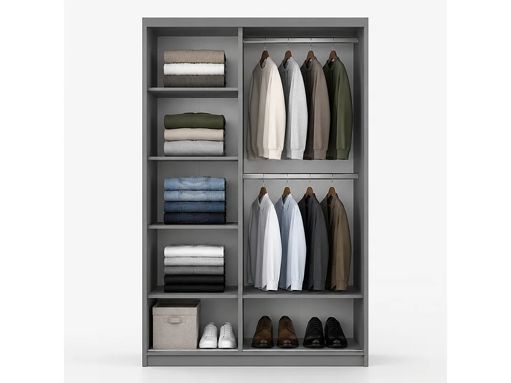Armoire à portes coulissantes MILAN 120 cm