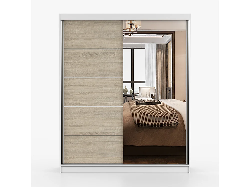 Armoire à portes coulissantes BONO 05 160 cm