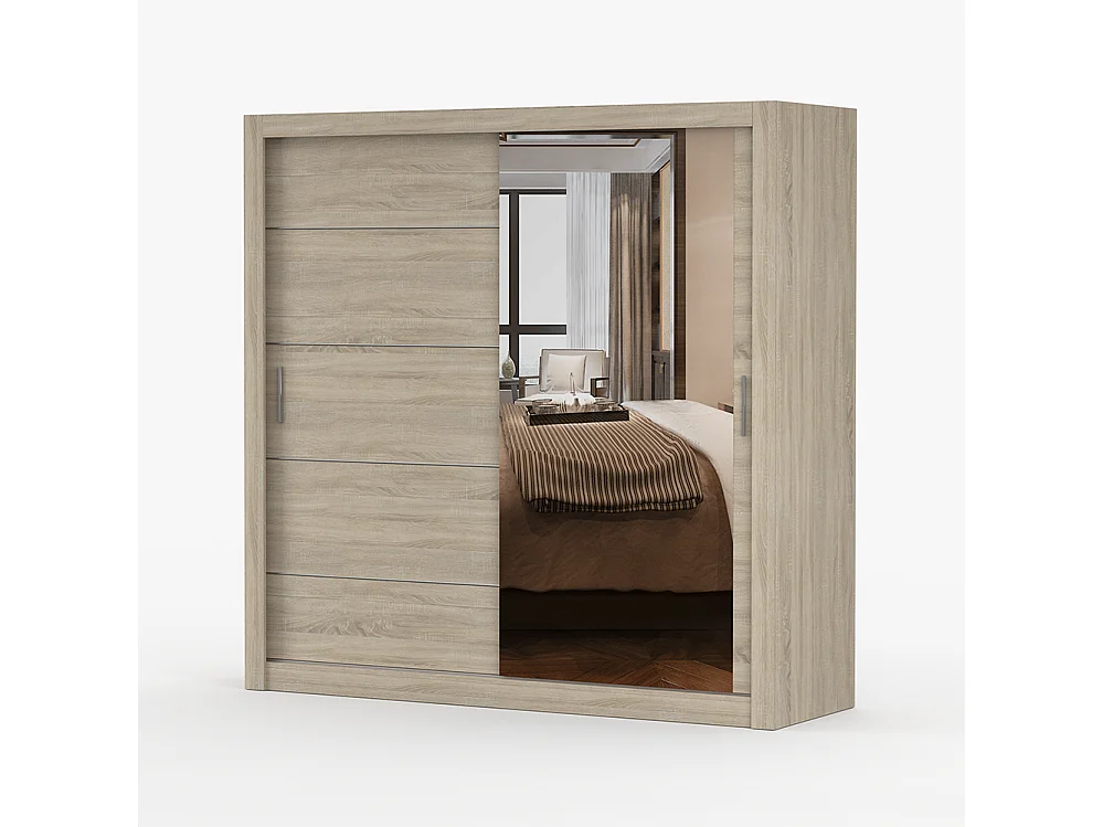 Armoire à portes coulissantes LION 203 cm