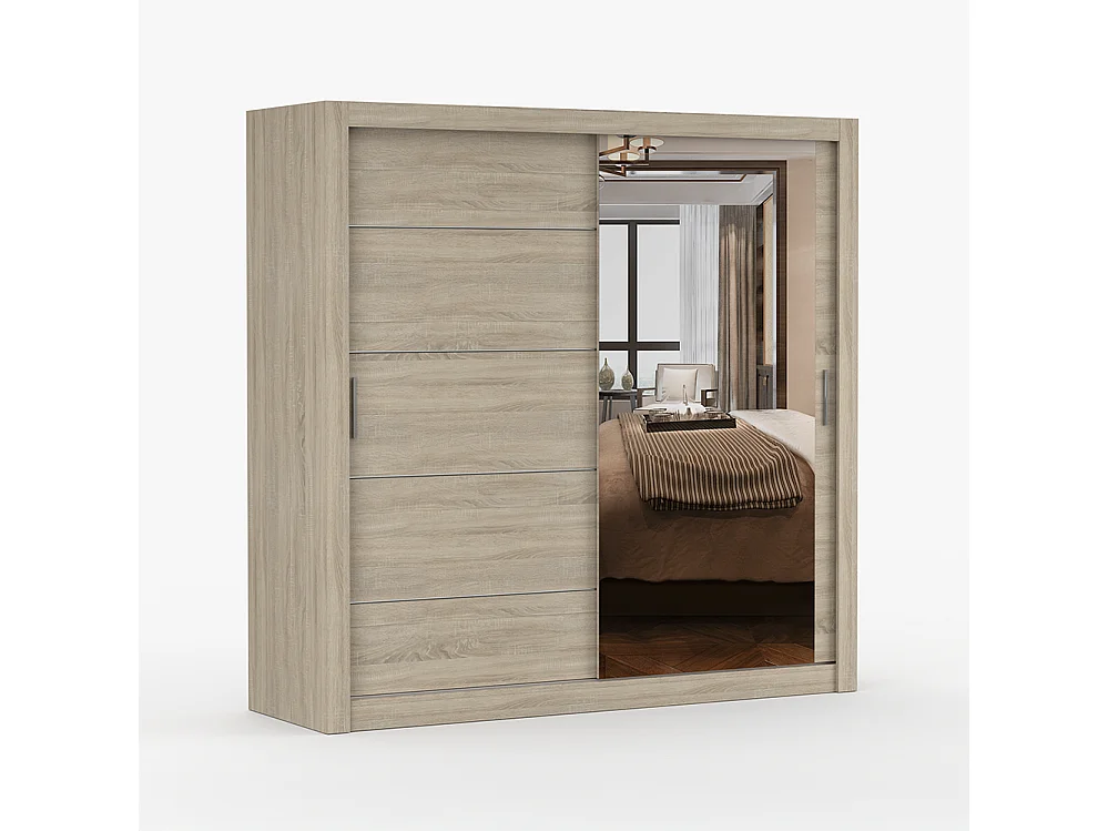 Armoire à portes coulissantes LION 203 cm