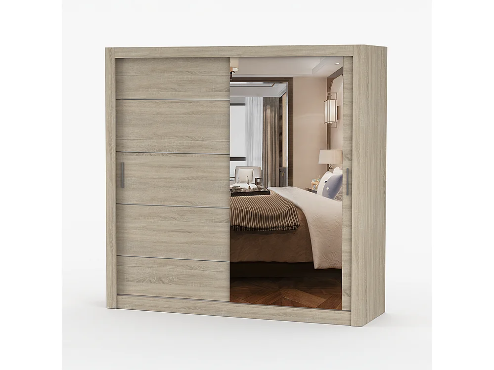 Armoire à portes coulissantes LION 203 cm