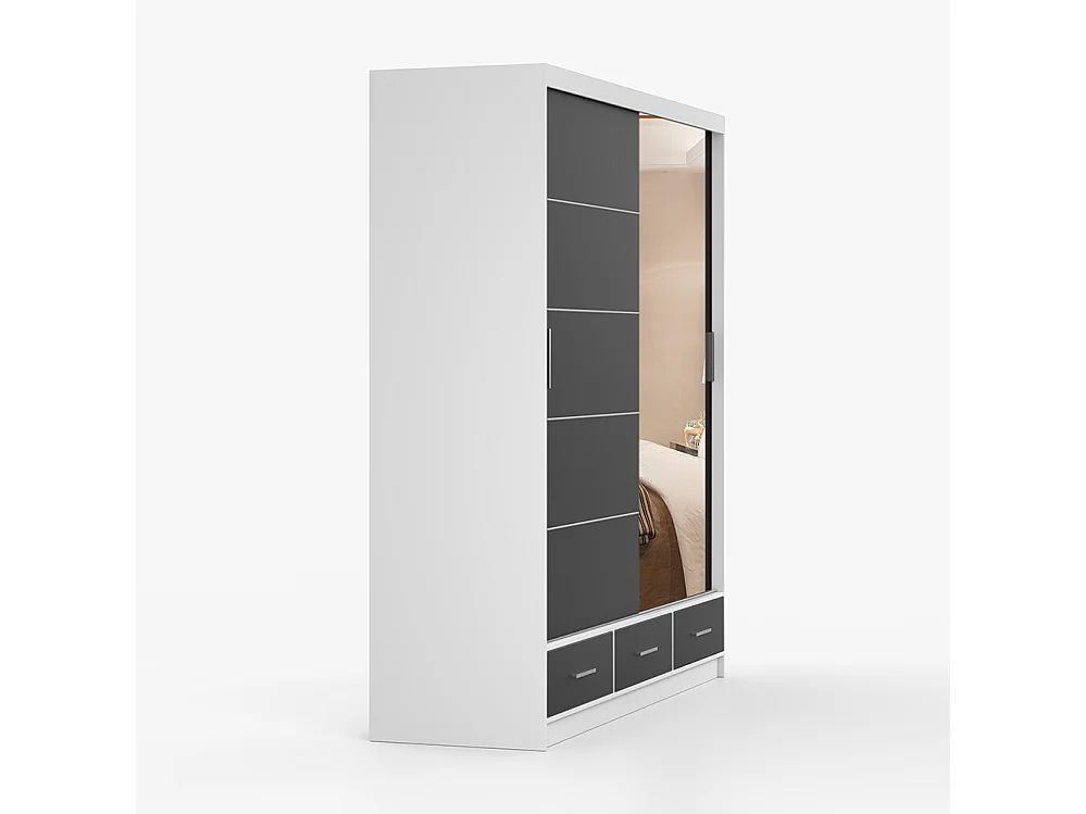 Armoire à portes coulissantes FLORENCE 203 cm