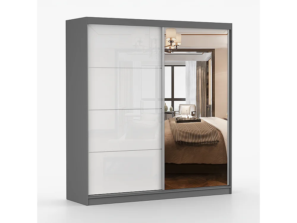Schwebetürenschrank MULTI 35 233 cm