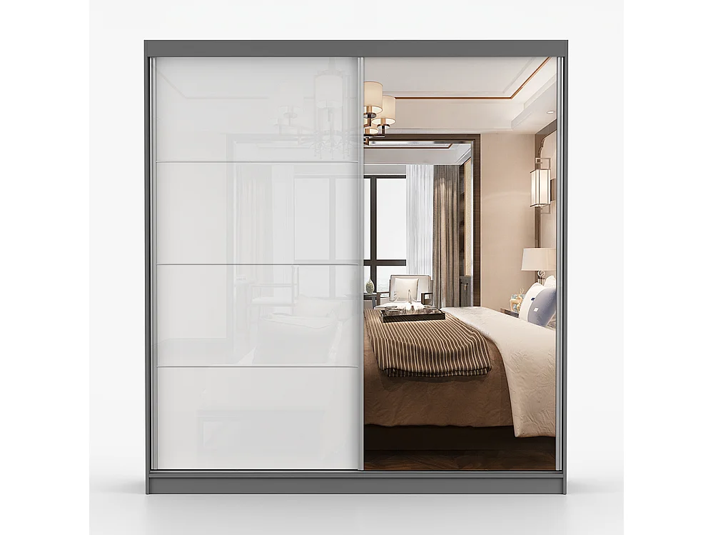 Schwebetürenschrank MULTI 35 233 cm