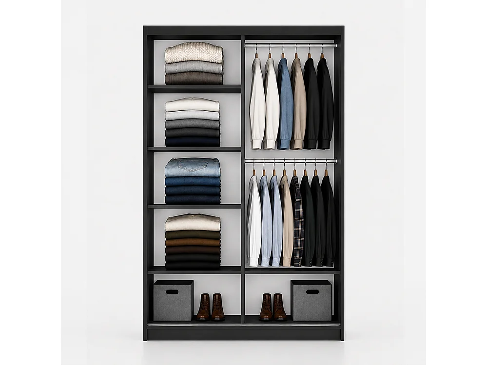 Armoire à portes coulissantes LION 120 cm
