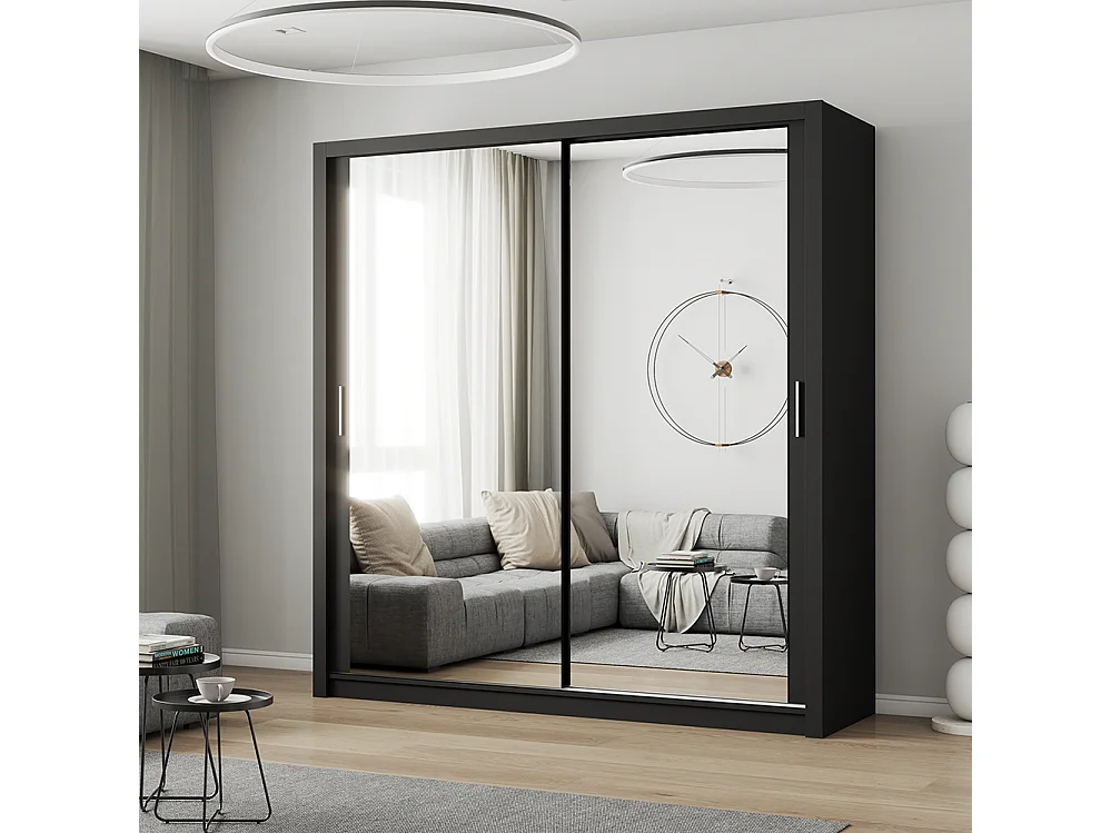 Armoire à portes coulissantes MILAN 203 cm