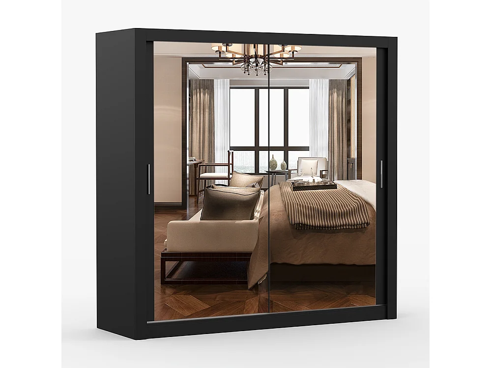 Armoire à portes coulissantes MILAN 203 cm