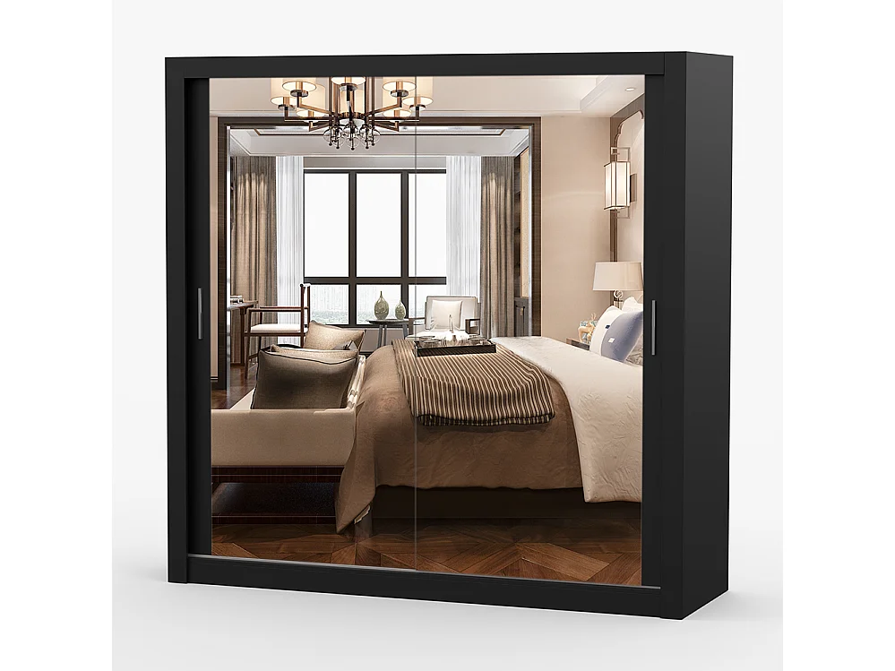 Armoire à portes coulissantes MILAN 203 cm