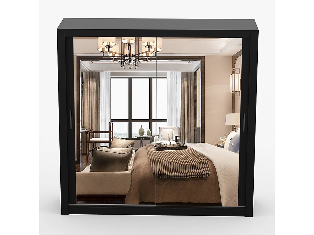 Armoire à portes coulissantes MILAN 203 cm