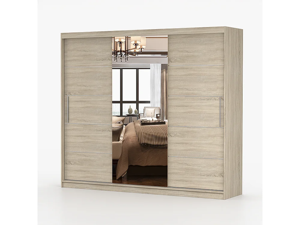 Armoire à portes coulissantes ASTRA 233 cm