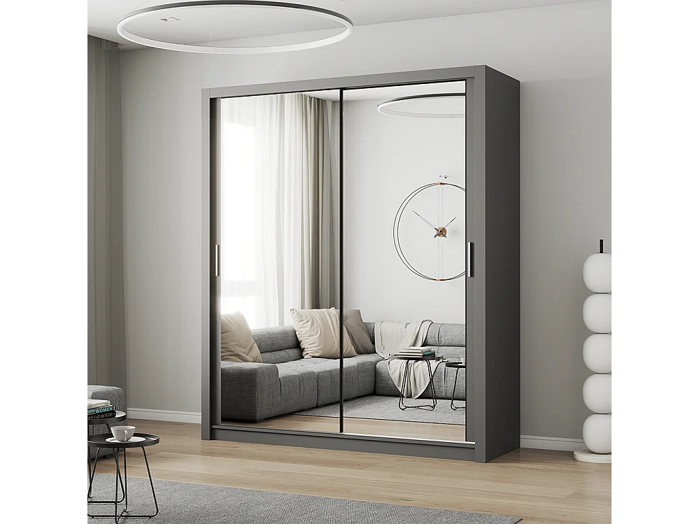 Armoire à portes coulissantes MILAN 180 cm