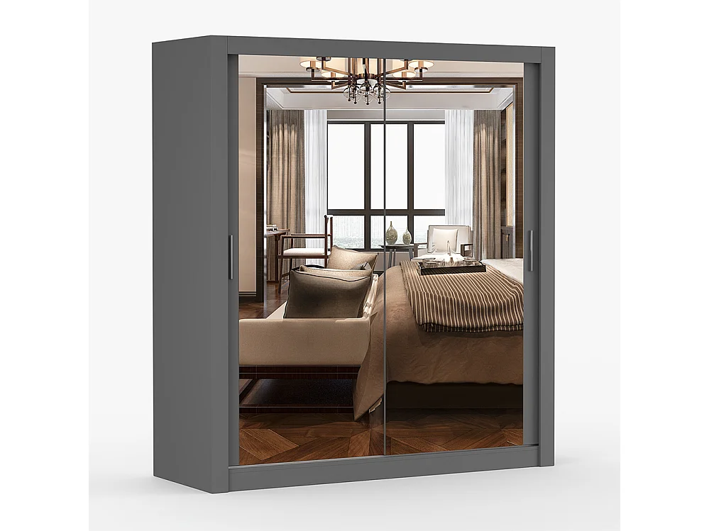 Armoire à portes coulissantes MILAN 180 cm