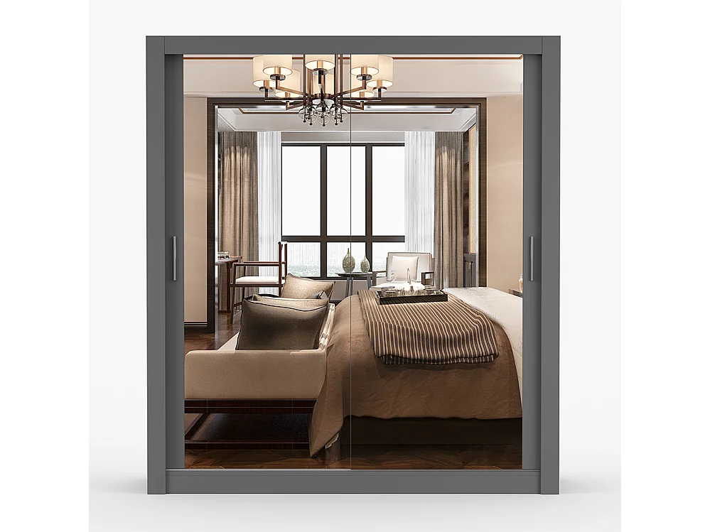 Armoire à portes coulissantes MILAN 180 cm