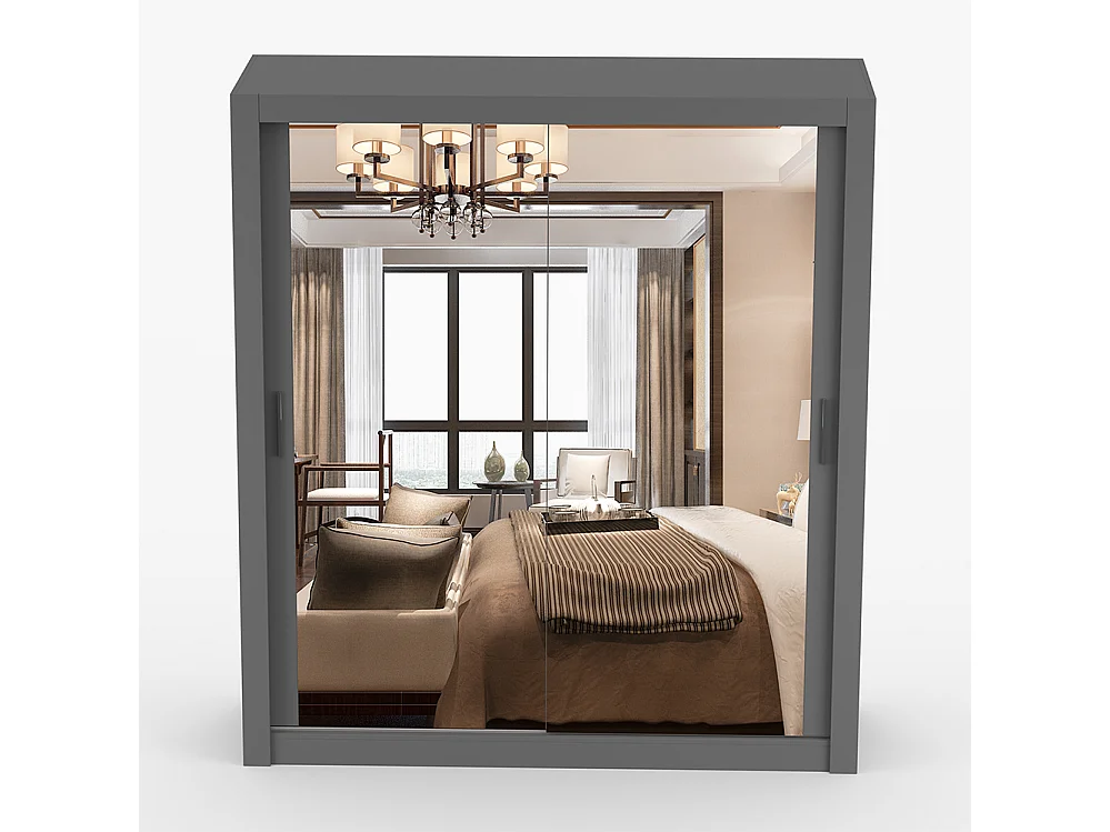 Armoire à portes coulissantes MILAN 180 cm