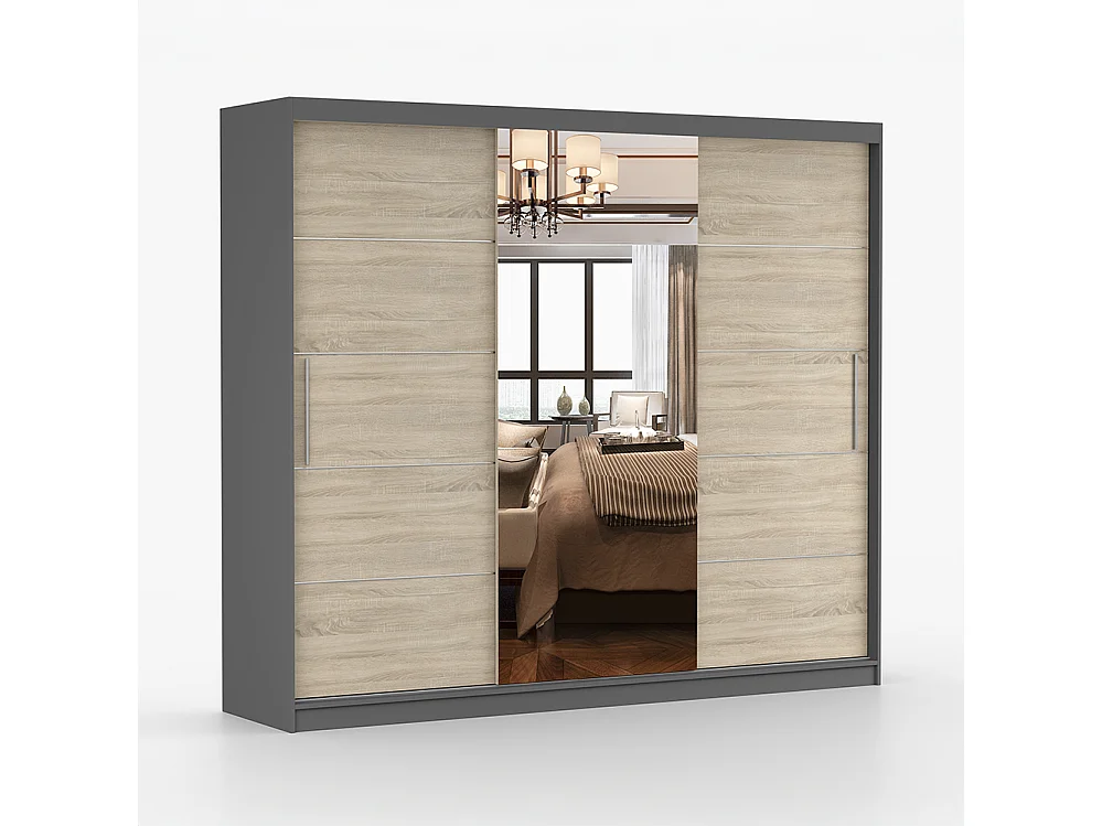 Schwebetürenschrank ASTRA 233 cm