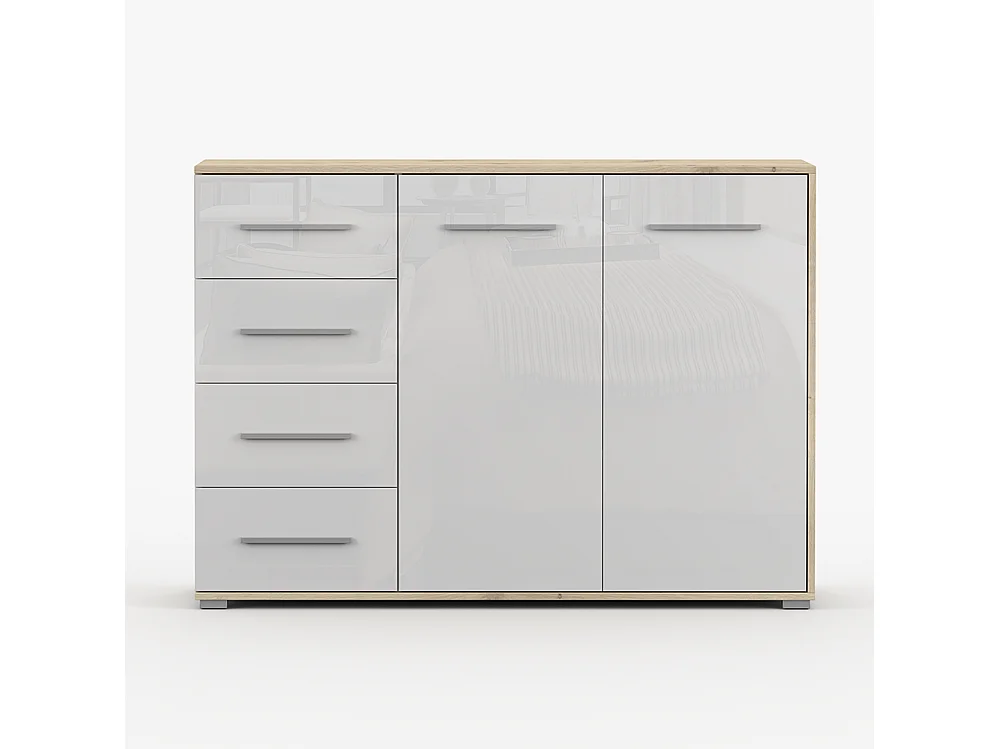Kommode FRIDA 01 135 cm, Semigloss
