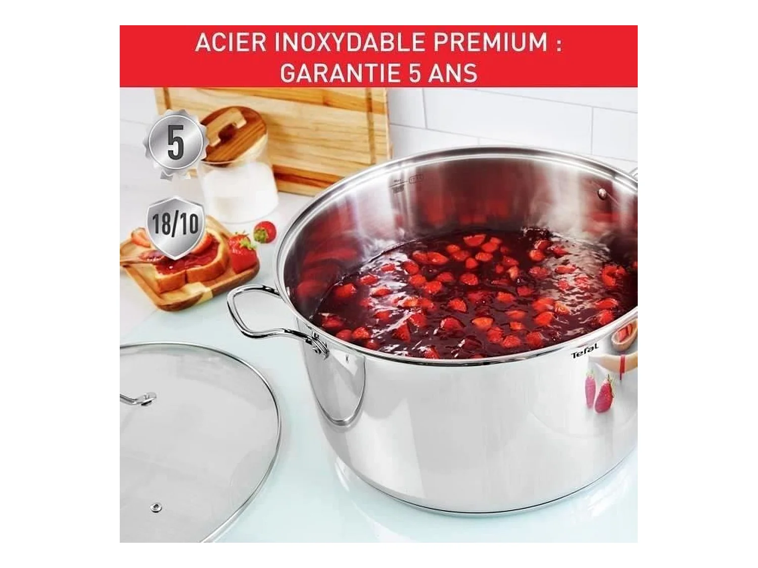 TEFAL Topf 36 cm Edelstahl