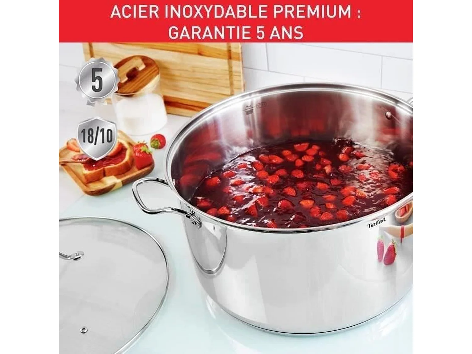 TEFAL Topf 36 cm Edelstahl