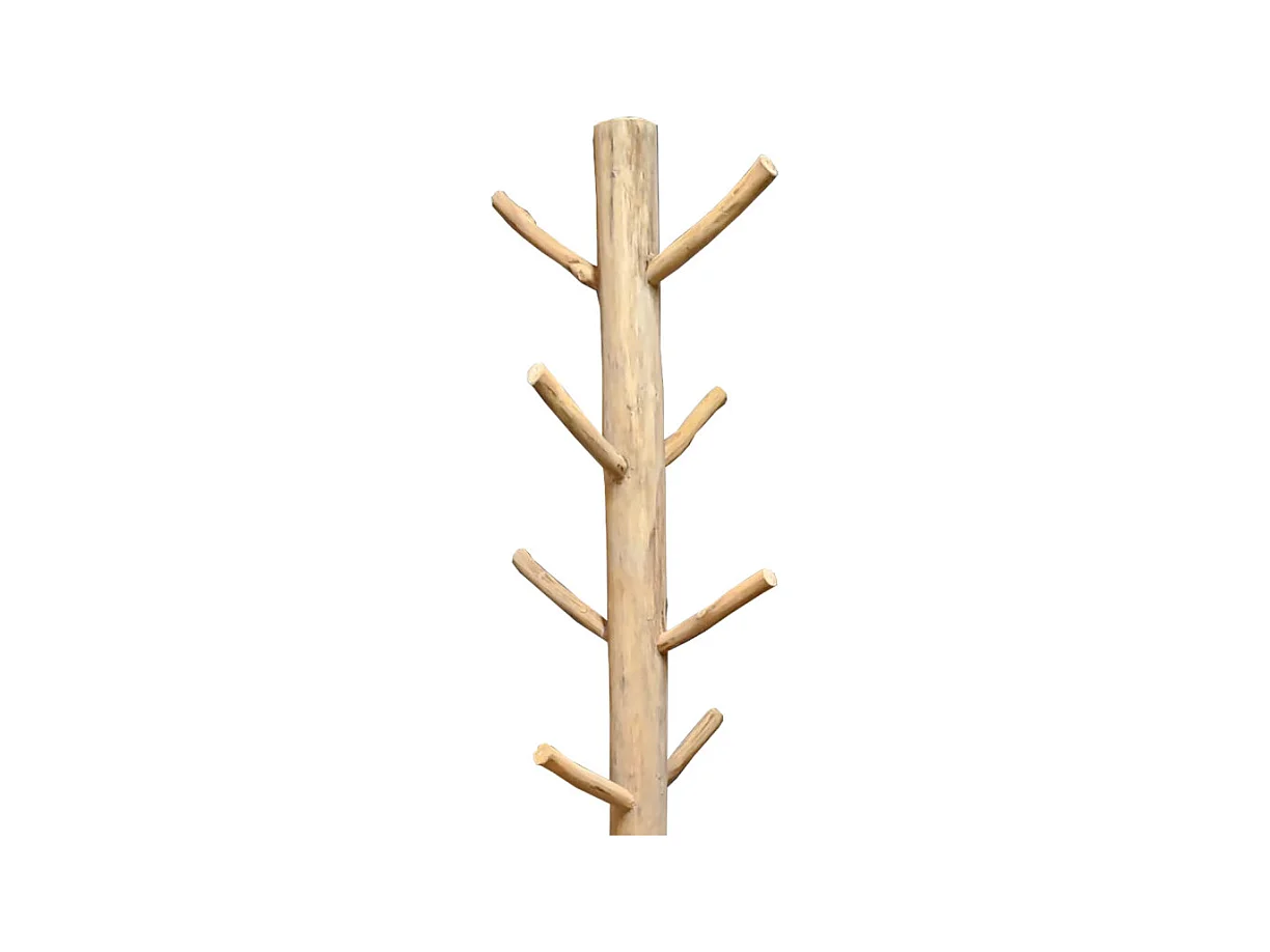 Porte-manteaux H.185 cm en bois et forme d'arbre pied métal - DAYA