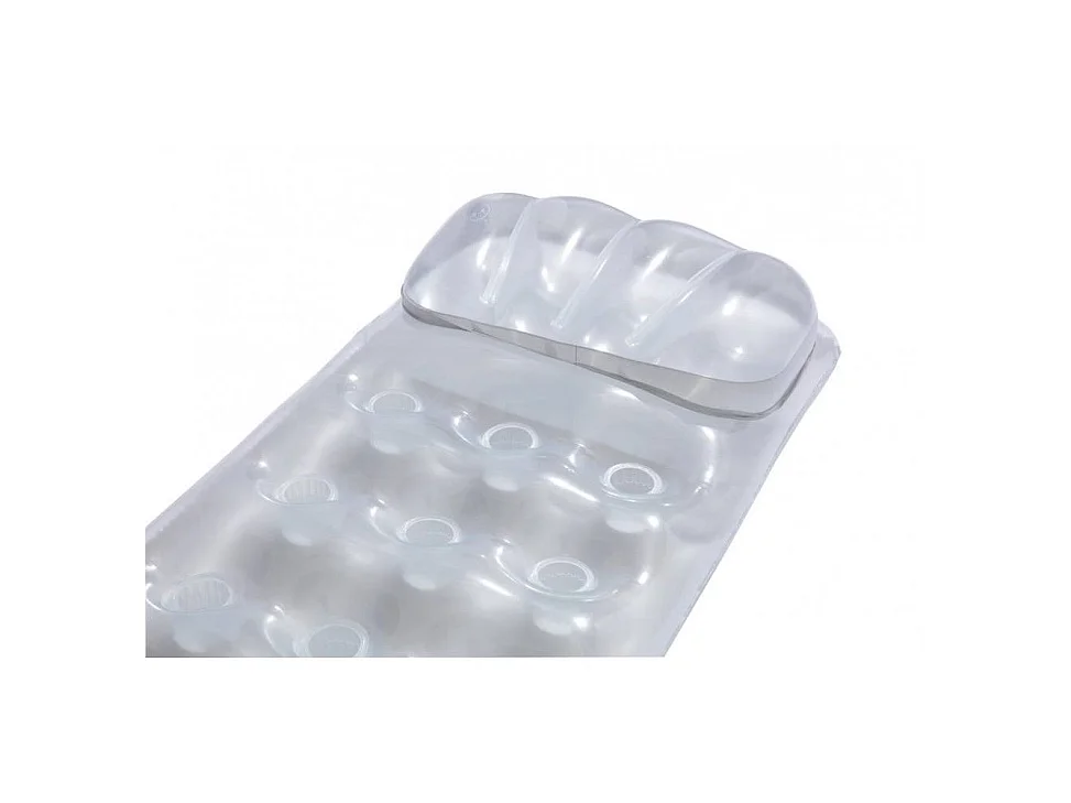Matelas gonflable - Metal Tech - 188 x 71 cm - Gris avec oreiller intégré