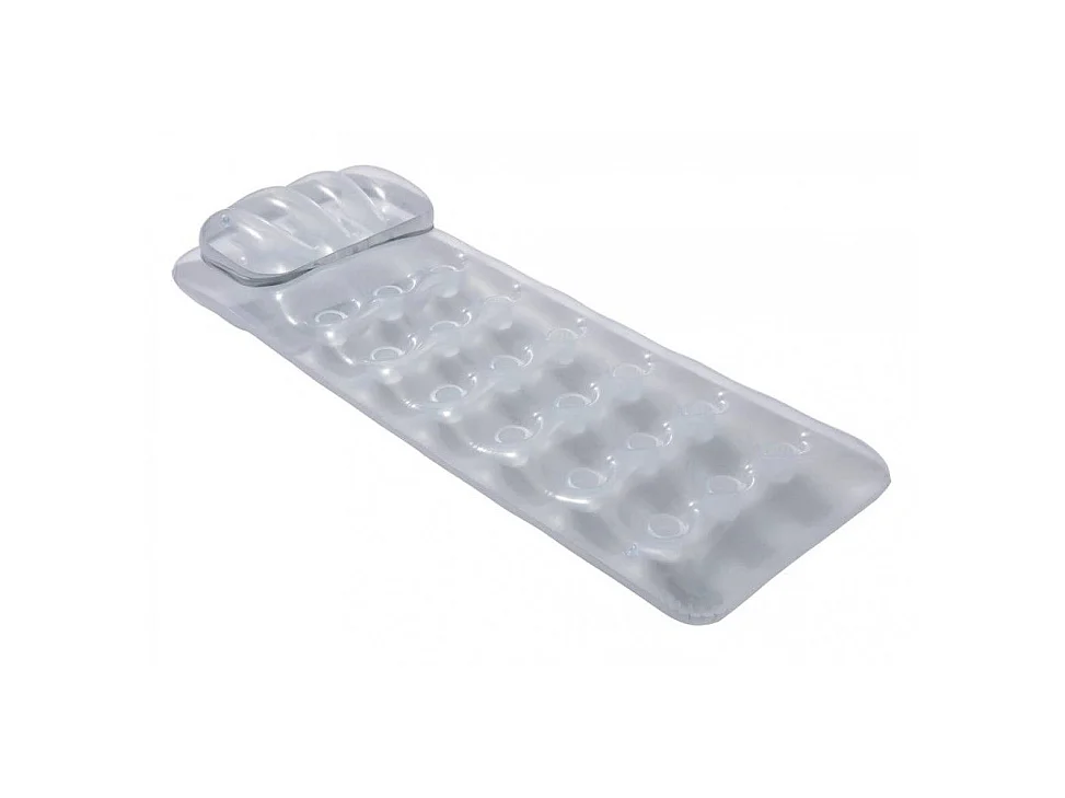 Matelas gonflable - Metal Tech - 188 x 71 cm - Gris avec oreiller intégré