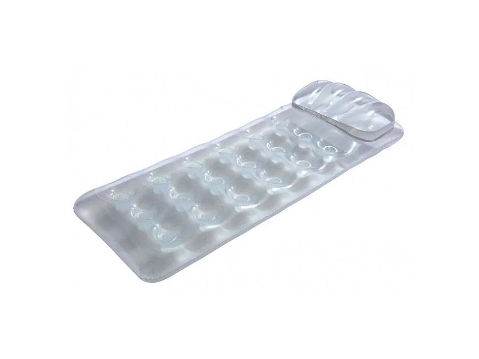 Matelas gonflable - Metal Tech - 188 x 71 cm - Gris avec oreiller intégré
