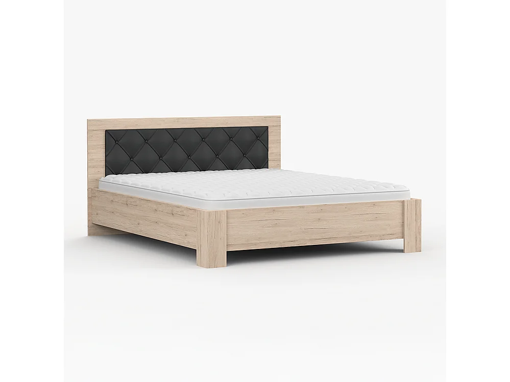 Lit 160×200 BARI 31 couleur sable San Remo