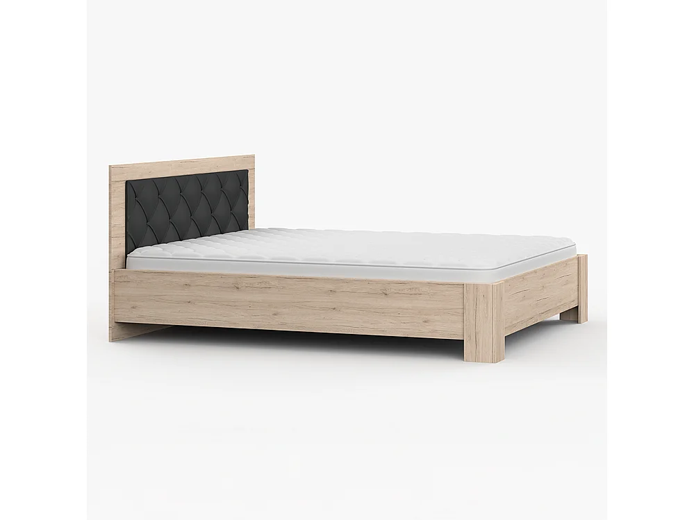 Lit 160×200 BARI 31 couleur sable San Remo