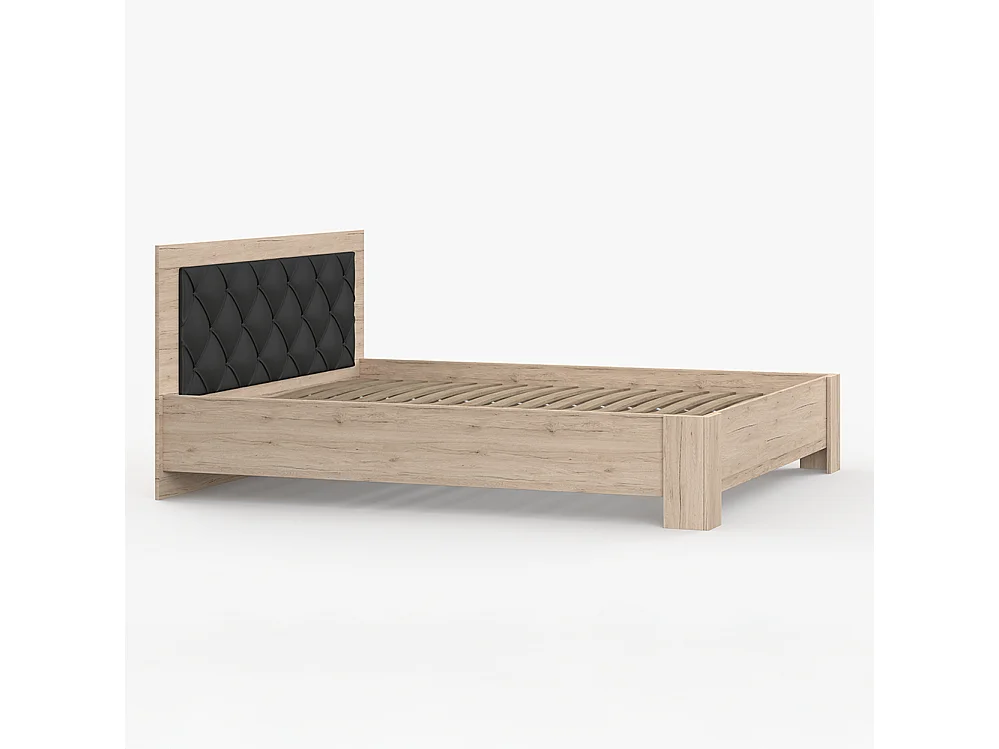 Lit 160×200 BARI 31 couleur sable San Remo