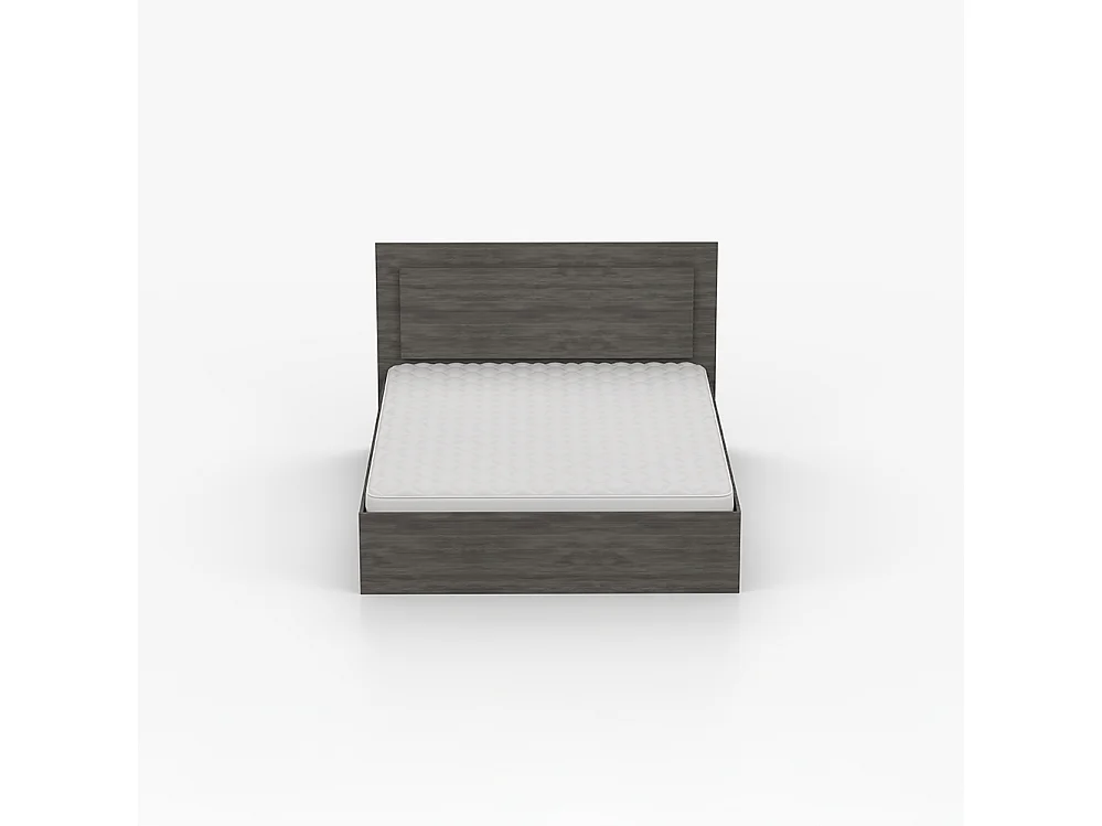 Bett 160×200 LATTE 51, Schwarze Norwegische Kiefer