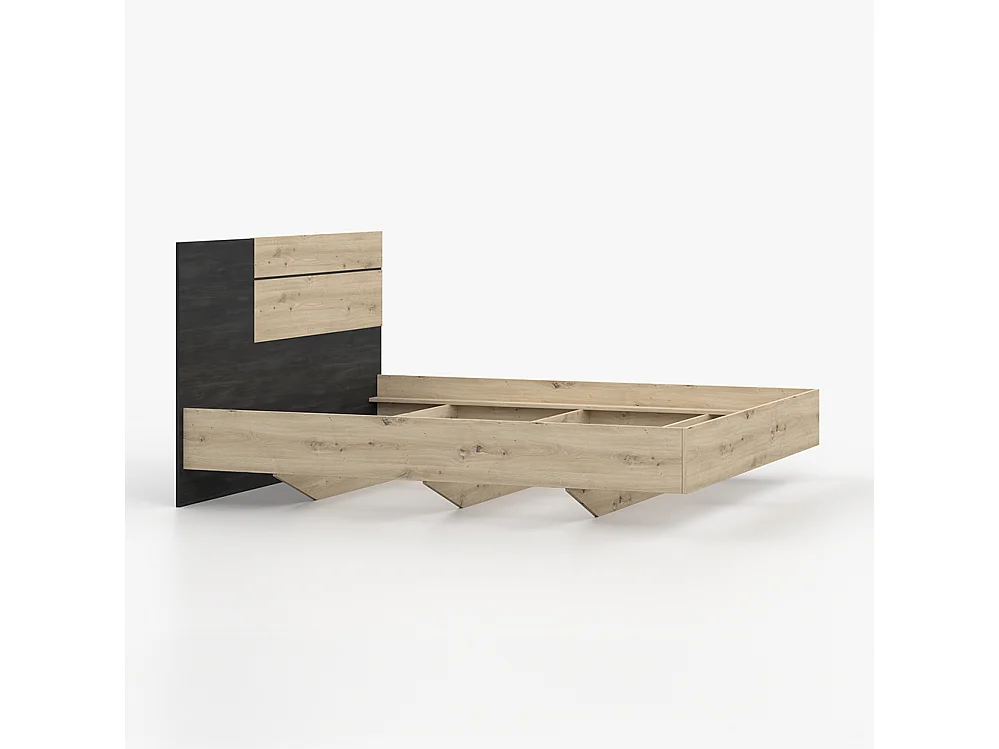 Lit Bafra Artisan 160×200, Pin Norvégien