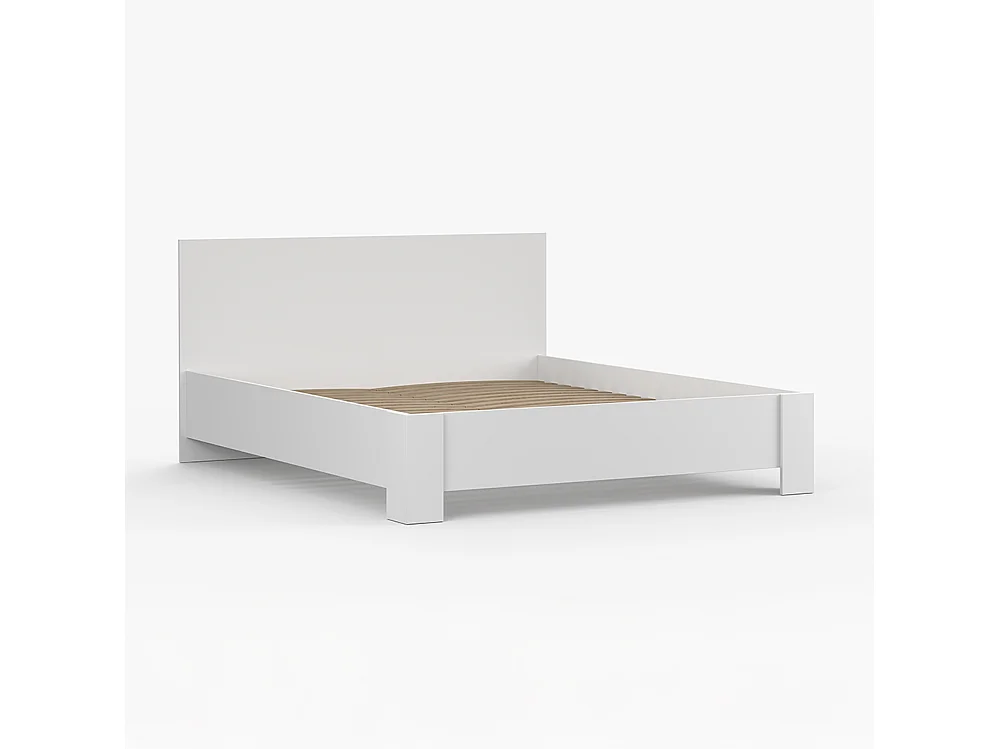 Lit 160×200 MEDIOLAN 02, Blanc