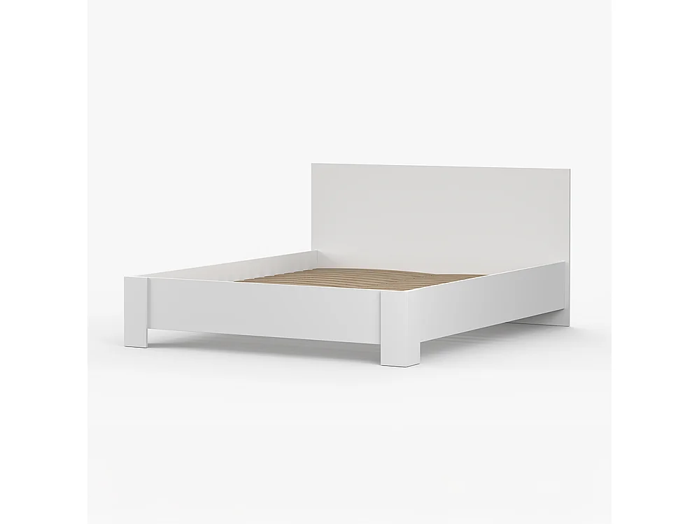 Lit 160×200 MEDIOLAN 02, Blanc