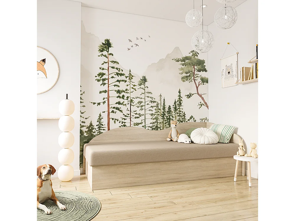 Lit 80×200 SOLO beige (Aragon 20)
