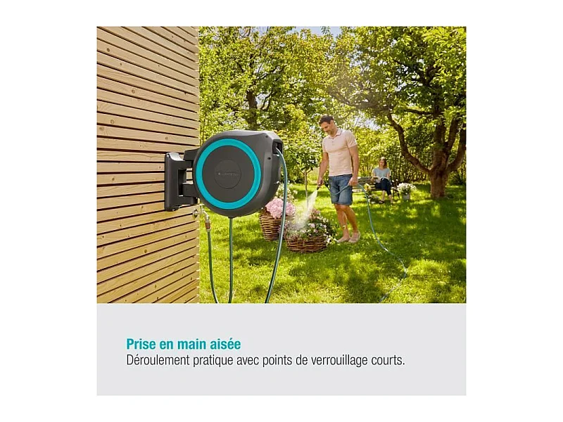 GARDENA RollUp XL Wandgemonteerde Automatische Slanghaspel - 35m Lengte - Ø13mm - Compleet Kit - 5 jaar Garantie