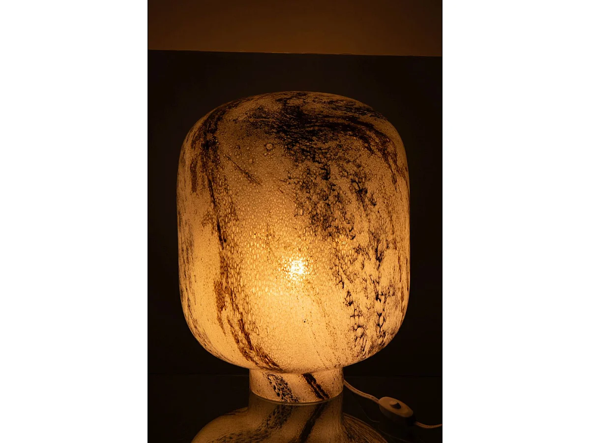 Lampe à Poser en Verre "Bola" 38cm Multicolore