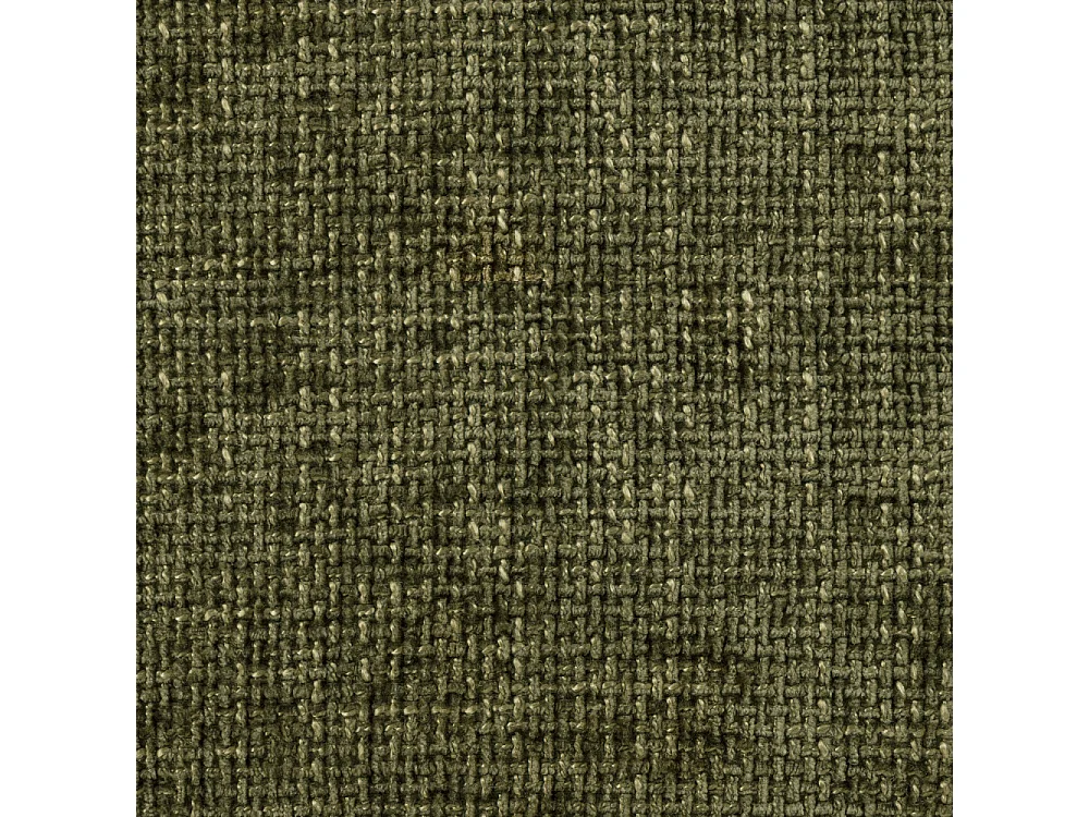 Bocca - Canapé droit 3 places en tissu à dossier capitonné - Vert olive