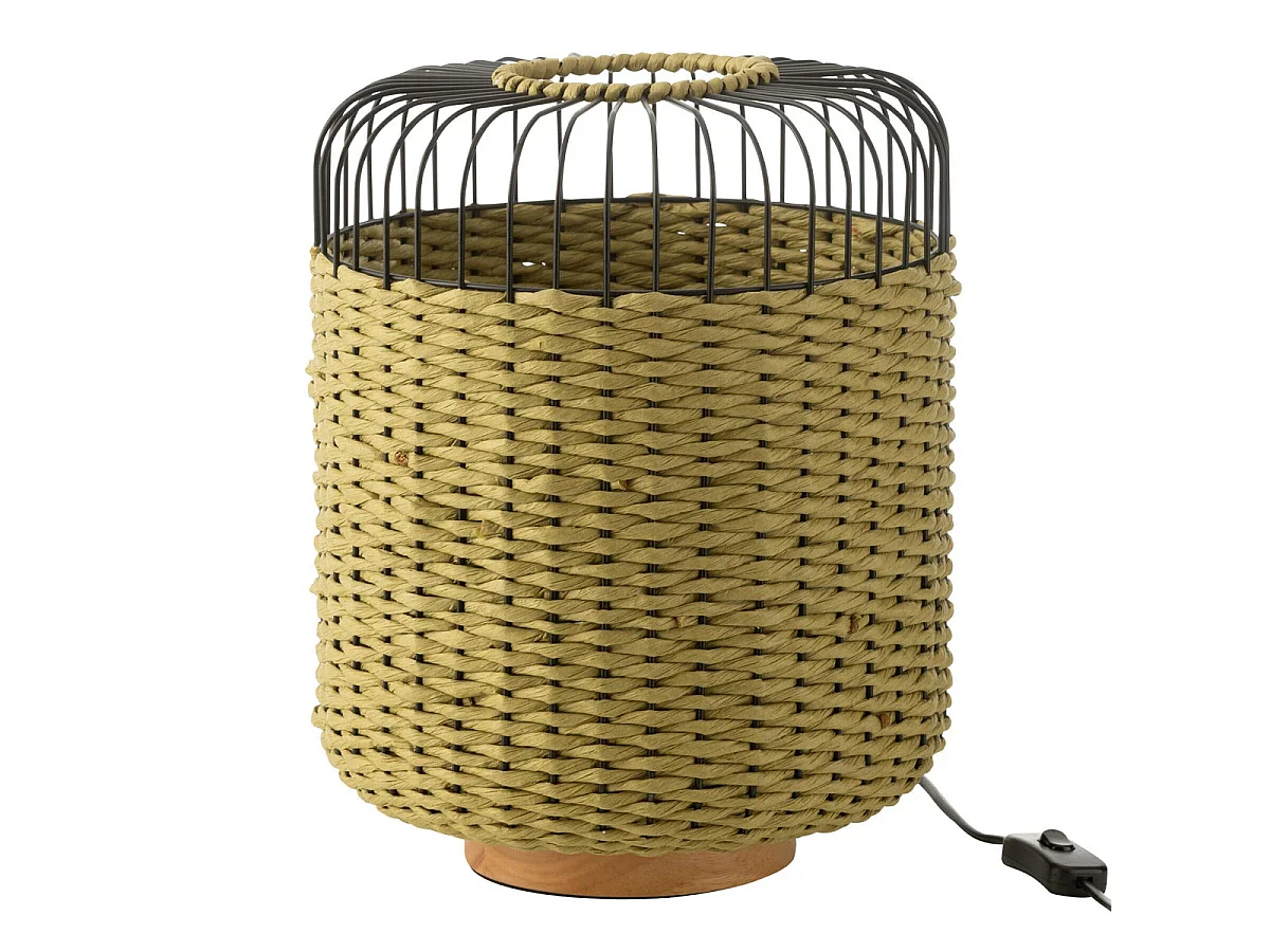 Lampe à Poser en Métal "Eldon" 34cm Vert