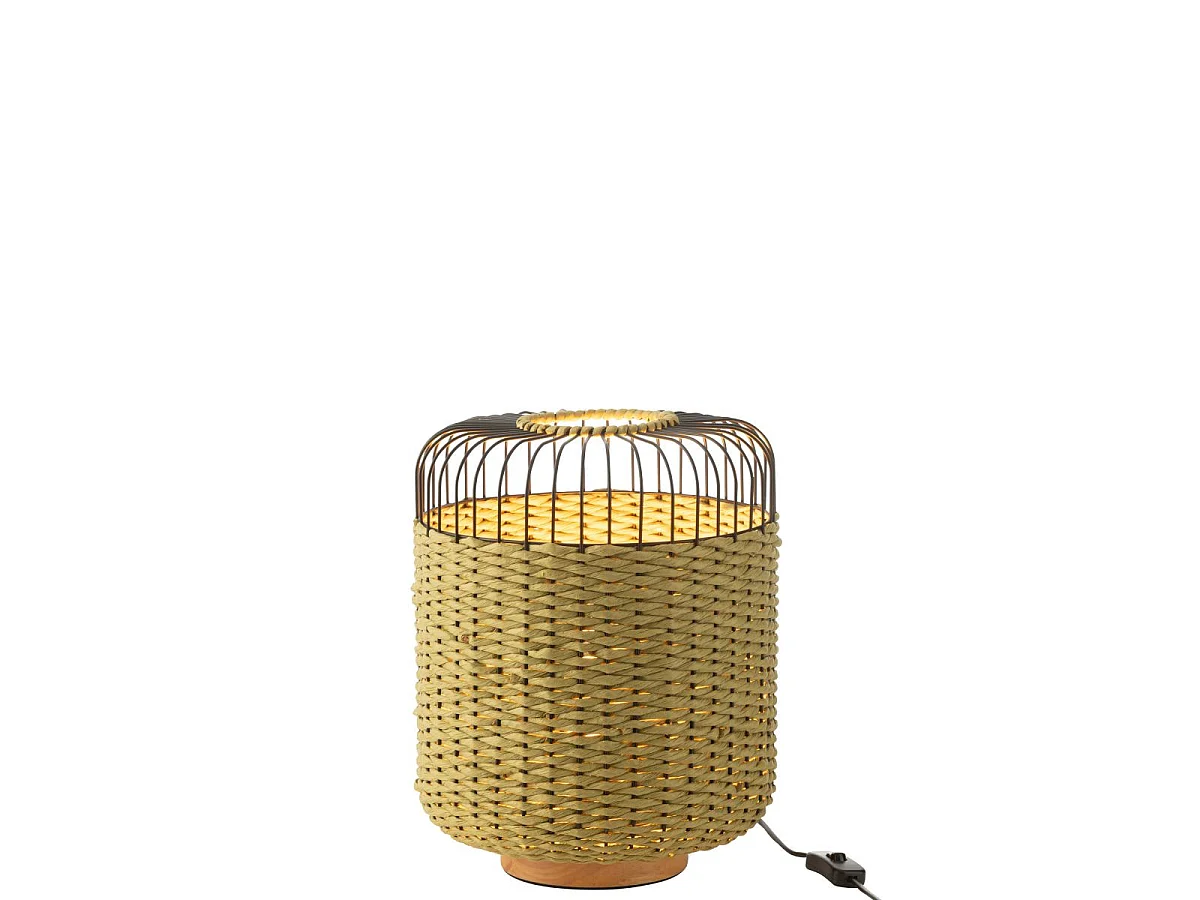 Lampe à Poser en Métal "Eldon" 34cm Vert