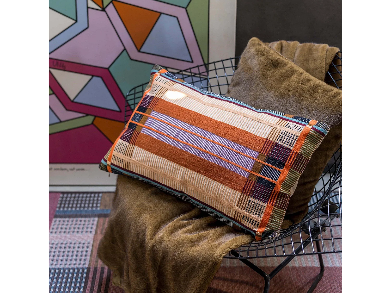 Plaid Liwen Kaffee 140 x 180 cm