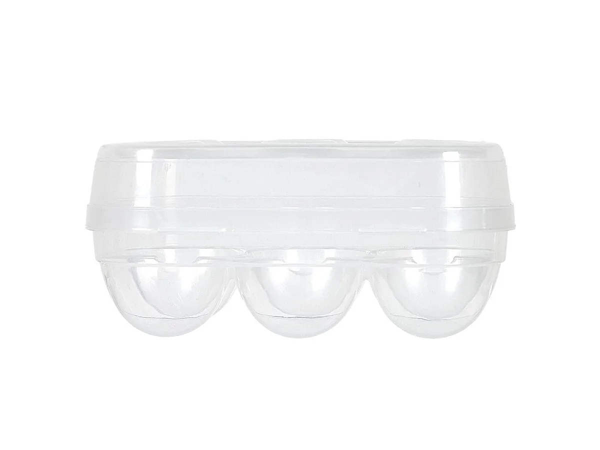 Boite à oeufs 6 compartiments en plastique transparente