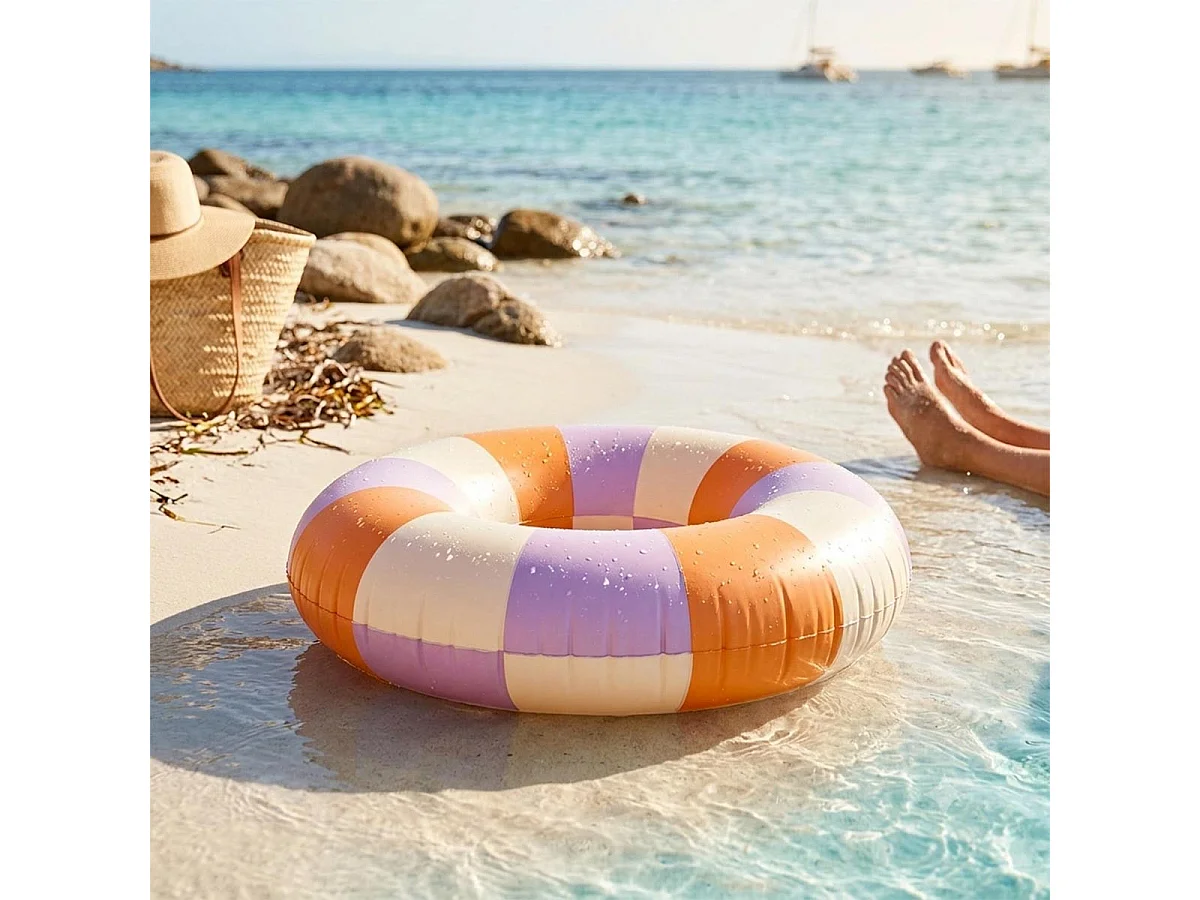 Bouée Gonflable "Poolside" 106cm Multicolore
