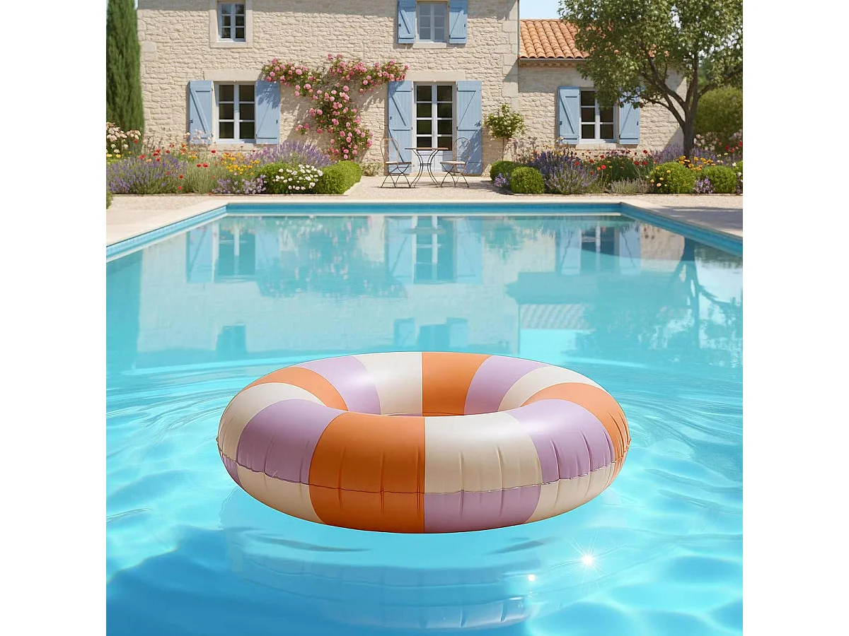 Bouée Gonflable "Poolside" 106cm Multicolore