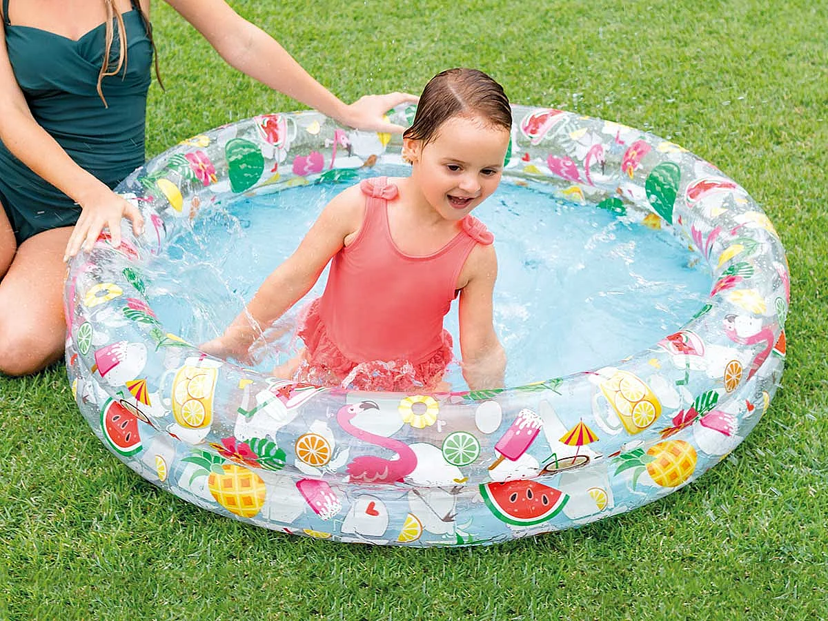 Piscine Enfant "Fruité" 122cm Multicolore