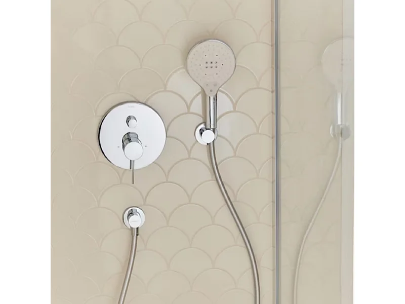 Pommeau de douche 3 jets JACOB DELAFON Metro signature chromé + flexible